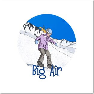 Big Air Snowboarding Posters and Art